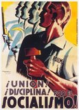 The Workers' Party of Marxist Unification (Spanish: Partido Obrero de Unificación Marxista, POUM; Catalan: Partit Obrer d'Unificació Marxista) was a Spanish communist political party formed during the Second Republic and mainly active around the Spanish Civil War.<br/><br/>

It was formed by the fusion of the Trotskyist Communist Left of Spain (Izquierda Comunista de España, ICE) and the Workers and Peasants' Bloc (BOC, affiliated with the Right Opposition) against the will of Leon Trotsky, with whom the former broke.<br/><br/>

The writer George Orwell served with the party and witnessed the Stalinist repression of the movement, which would form his anti-authoritarian ideas in later life.